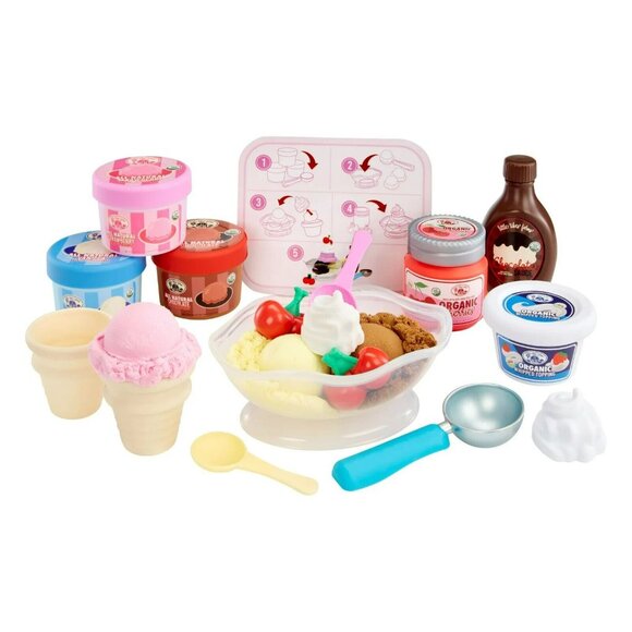 Little Tikes Creative Chefs Ice Cream Kit 17 Realistic Cooking Accessories 2024 - Picture 2 of 10